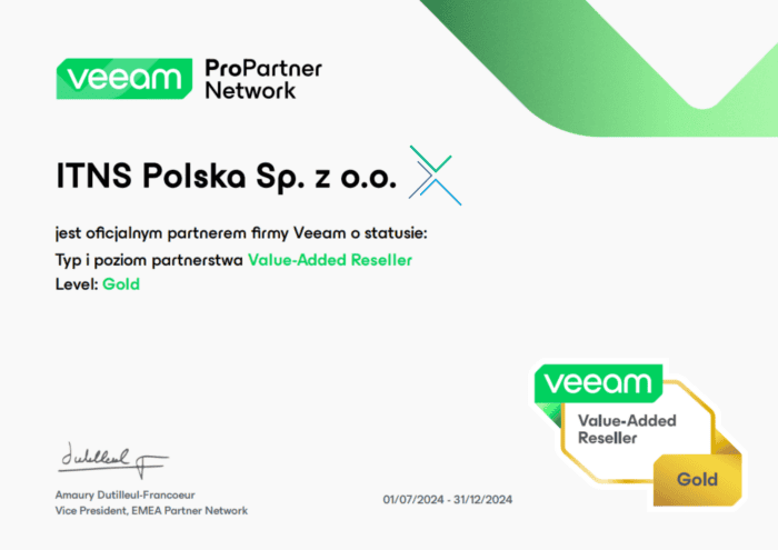 gold partner veeam